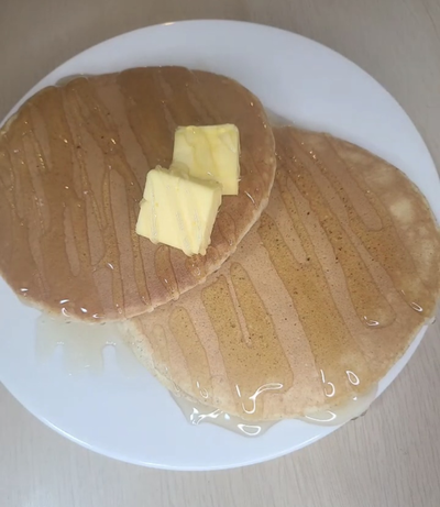 ホットケーキミックスで作る♪からだ想いのきくらげパンケーキの作り方の写真