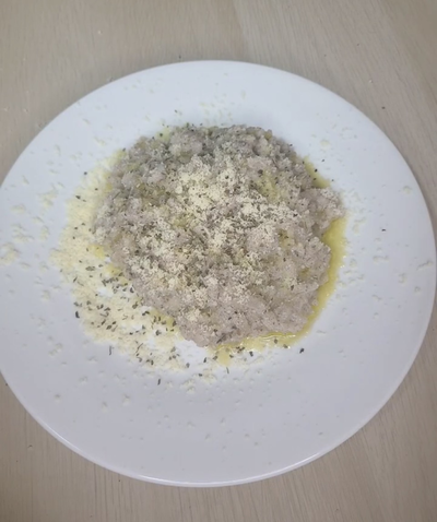 香りふわり。濃厚クリームリゾットに潜むキクラゲパウダーの余韻の作り方の写真