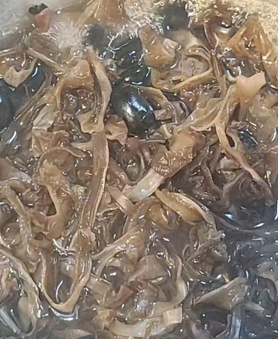 やさしい味がしみる「キクラゲのかんたん含め煮」の作り方の写真